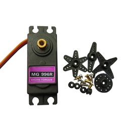[1874915] MG996R 55g 4.8V-6V 13kg/cm High Torque Metal Gear Analog Servo for RC Airplane Fixed Wing Robot Helicopter Boat DIY Models