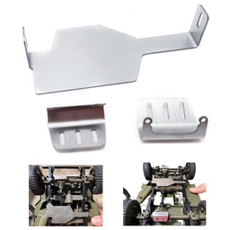 [1875597] Upgraded Metal Chassis Protection Skid Plate for FMS Willis 1/12 RC Car Vehicles Spare Parts