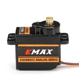[1065375] 2X EMAX ES08MA II 12g Mini Metal Gear Analog Servo for RC Model