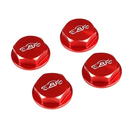 [1880326] ROFUN 970141 970142 970143 Metal Locked Wheel Hub Nut 4PCS for 1/5 LT Kingmotor X2 Losi 5ive-t DDT FID RC Car Parts
