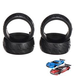 [1880360] 4PCS M011 Drift 1/16 RC Car Spare Rubber Tyres Wheel Tires Vehicles Model Parts