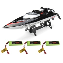 [1882082] Feilun FT012 RTR Several Battery Upgraded FT009 2.4G Brushless RC Racing Boat 45km/h Vehicles Model Toys