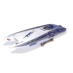 [1883006] TFL 1133-01F Zonda Cat 1040mm RC Boat Hull Fiberglass without Electronic & Hardware Parts Model