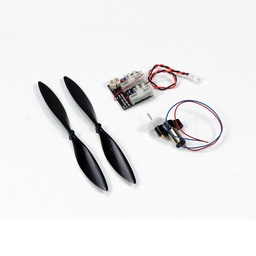 [1884739] Dancing Wings Hobby 7x16mm Brushed Motor+4inch Propeller+1.7g Servo+Mini Receiver DIY Micro Brushed Power System Combo for RC Micro Mini Indoor Airplane Model