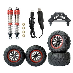 [1890769] Flyhal X03 X04 1/10 RC Car Tires Wheels Oill Filled Upgraded Damper Shocks Mount USB Cable Set Vehicles Model Spare Parts