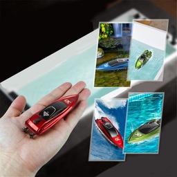 [1902645] Mini Remote Control High Speed Boat Led Light Palm Speed Boat Summer Water Toy Pool Toy