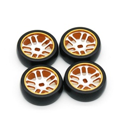 [1903644] RC Car Universal Metal PO Fitting Wheels Hub Rims Tires with Drift Tire For Wltoys 1/28 284131 K989 K979 K999 Vehicles Model Parts