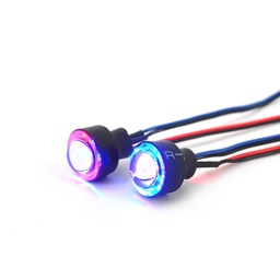 [1910463] DUMBORC Angel LED Lights Front Two Colors w/ Y Line Compatible with DC YC Wires RC Car Parts