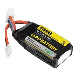 [1911621] Esky 300 V2 RC Helicopter Spare Parts 2S 7.4V  320mAh 25C Li-Po battery with MX 2.0mm 2-pins Plug