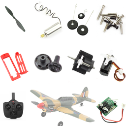 [1913141] XK A220 P40 384mm RC Airplane Spare Parts Coreless Motor / Servo / Propeller / Transmitter / Receiver / Landing Gear