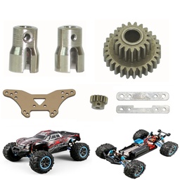 [1913444] XLF F22A 1/10 RC Car Metal Motor Pinion/ 2-Stage Transmission Gear/Drive Cup Head/Swing Arm Fixed Plate/Shock Mount Spare Parts