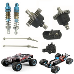 [1913580] XLF F22A 1/10 Brushless RC Car Spare Front Rear/Middle Differential/Gearbox Assembly CVD Dogbone Vehicles Model Parts