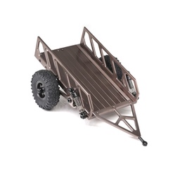 [1913945] Orlandoo Hunter OH32M01 0H35P01 OH32A03 OH32A01 1/32 1/35 RC Car Upgraded Trailer w/ Tires Shocks MX0047 Vehicles Model Parts