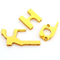 [1917911] Upgraded Metal Motor Reduction Gear Mount Seat Base Adjust Bracket w/ Screws for Wltoys 104001 RC Car Vehicles Model Parts