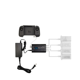 [1921217] Fsum Battery Charger Quick Charge Multi-Charger Set 5-Channel Charger Car Charger for FIMI X8 Mini