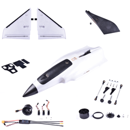 [1921305] ZOHD Delta Strike 600mm RC Airplane Spare Parts Fuselage / Main Wing / Vertical Wing / EDF / Motor / ESC / Servo / Hardware Kit