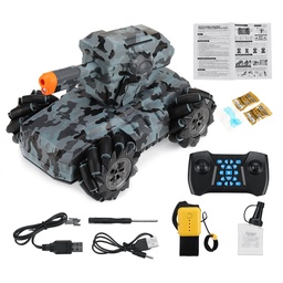 [1921999] 2075A/2076A 2.4G 360 Rotate RC Tank Gesture Controlled Remote Control Stunt Car Vehicles Water Balls Drift Kids Boy Toys