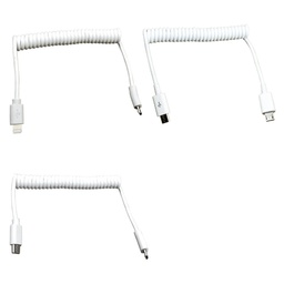 [1922020] 50cm Spring Data Cable Remote Controller Tablet Smartphone Data Cable for Hubsan Zino Series Drone