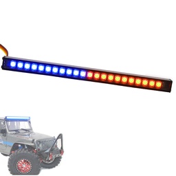 [1922022] RBR/C 20LED Colorful RC Flashing LED Light Bar Roof Lamp Kit for 1/10 TRX4 SCX10 Crawler Truck Vehicles Car Model Parts