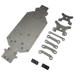[1924917] Carbon Fiber Chassis Frame Kit for Wltoys 144001 144002 144010 XDKJ001 XDKJ002 1/14 RC Car Car Upgrade Parts