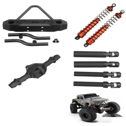 [1925214] RGT 18100 1/10 RC Car Spare Front Bumper/Shock Damper/Drive Shaft/Bridge Axle for Crawler Vehicles Model Parts