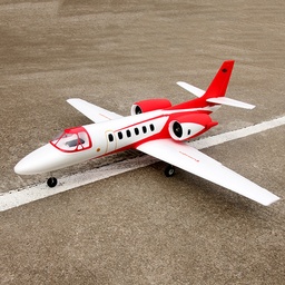 [1925487] Dynam Cessna 550 Turbo Jet Red Twin 4S 64mm EDF V2 1180mm Wingspan EPO RC Airplane PNP With Flaps