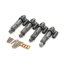 [1930974] 4Pcs Metal Shock Absorber for FMS 1/18 FJ Crusier Fire Horse Katana Land Cruiser 80 RC Car Vehicles Model Parts