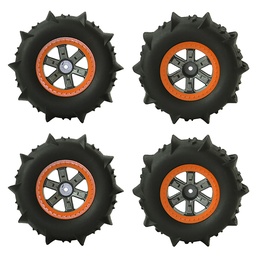 [1933237] 4Pcs RC Car Tires For 104009 9125 9116 1/10 1/12 Vehicle RC Crawler Off-road Parts