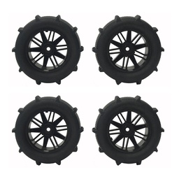 [1933272] 4Pcs 1/14 1/16 RC Car Tires For Wltoys 144001 124018 124019 104001 HBX 16889 SG1601 SG1602 XLF 16 Vehicle RC Crawler Off-road Parts