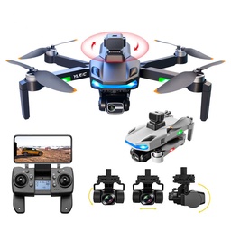 [1936315] YLR/C S135 GPS 5G WiFi FPV with 8K HD ESC Dual Camera 3-Axis EIS Gimbal 360deg Obstacle Avoidance Brushless Foldable RC Drone Quadcopter RTF