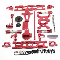 [1936417] Metal Upgrade Front And Rear Swing Arm Steering Seat Rear Wheel Seat C Seat For Wltoys 144001 1/14 RC Car Parts