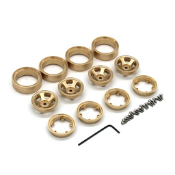 [1936470] Upgrade Metal Wheel Ring Accessories for FMS 1/18 FJ Crusier Fire Horse Katana Land Cruiser 80 RC Car Vehicles Model Parts