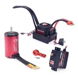 [1936506] Surpass Hobby KK 4068 2050KV Brushless Motor 120A Brushless ESC 15KG Digital Servo Brushless Set for 1/8 RC Car Model Parts