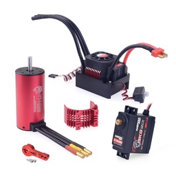 [1936507] Surpass Hobby KK 3674 2250KV Brushless Motor 120A Brushless ESC 15KG Digital Servo Brushless Set for 1/8 RC Car Model Parts