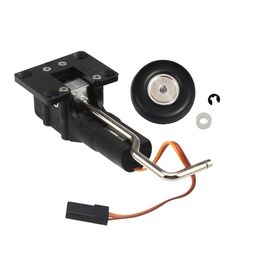 [1937268] Rear Electronic Retract Shock Absorbed Landing Gear With Wheels for 2kg Weight 1000mm Wingspan Fixed Wing RC Airplane
