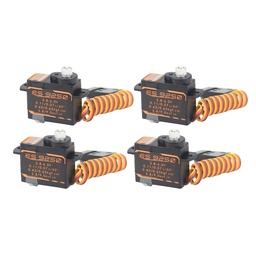 [1938643] 4pcs Emax ES9250 4.8g Metal Steering Gear Digital Servo with FUT / JR Plug for RC Airplane Fixed Wing