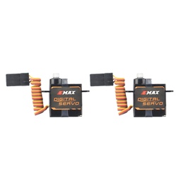 [1938644] 2Pcs Emax ES9052 4.3g Digital Metal Steering Gear Servo with FUT / JR Plug for RC Airplane Fixed Wing