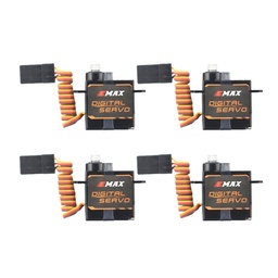 [1938646] 4Pcs Emax ES9052 4.3g Digital Metal Steering Gear Servo with FUT / JR Plug for RC Airplane Fixed Wing