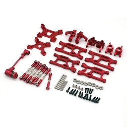 [1939003] Upgraded Swing Arm Steering Cup Metal Parts Set for Wltoys 144001 144010 124017 124019 1/12 RC Car Vehicles Model