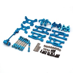 [1939014] Upgraded Metal Parts Set Swing Arm Steering Cup Rear Wheel Seat for Wltoys 144001 144010 124017 124019 1/12 RC Car Vehicles Model