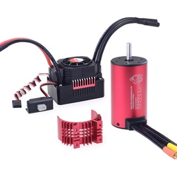 [1939214] Surpass Hobby Diamond Seriers Waterproof 3665 2900KV Brushless Motor with 80A ESC for 1/10 RC Vehicles