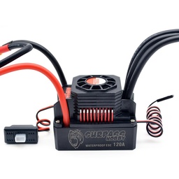 [1939267] Surpass Hobby KK 120A Waterproof Brushless ESC w/ Two XT60 Plug for 1/8 2-6S RC Car Vehicles Model Parts