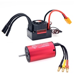 [1939279] Surpass Hobby KK 2845 3800KV Brushless Motor 45A ESC Combo Set XT60 Plug for 1/16 RC Car Vehicles Model Parts