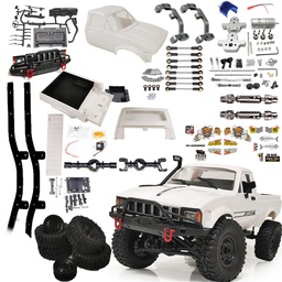 [1940233] WPL C24-1KC 1/16 2.4G 4WD DIY RC Car Vehicles Kit Full Scale Climbing Rock Crawler without Electronic Parts