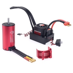 [1941194] Surpass Hobby Diamond Seriers Waterproof 3674 2250KV Brushless Motor with 120A ESC for 1/8 RC Vehicles
