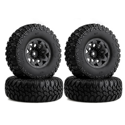 [1951419] 4PCS 1.9 inch Wheel Tires for 1/10 SCX10 90046 TRX4 D90 Yikong RGT RedCrawler Truck RC Car Vehicles Spare Parts
