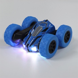 [1953459] RC Stunt Car 2.4G 4WD 360deg Rotate LED Lights Remote Control Off Road Double Sided Vehicles Model Kids Children Toys