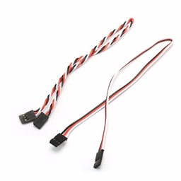 [1100238] 22AWG 60 Core 30cm Male to Male Plug Servo Extension Wire Cable for Futaba