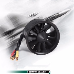 [1115809] FMS 50mm 11 Blades Ducted Fan EDF With 2627 KV4500 KV5400 3S 4S Brushless Motor