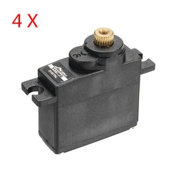 [1120684] 4 PCS JX PDI-1171MG 17g Metal Gear Core Motor Micro Digital Servo for RC Models